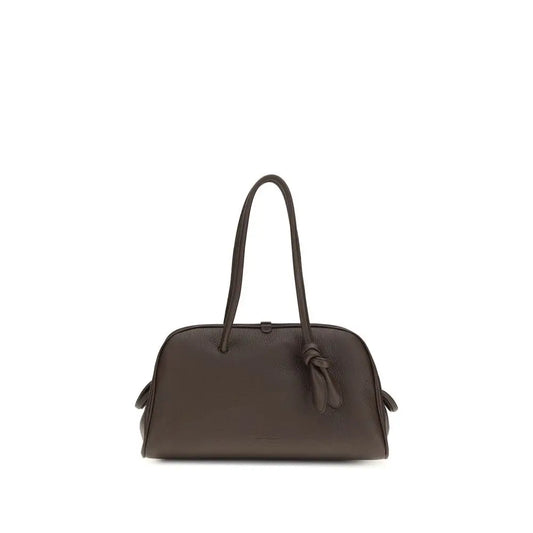 Jacquemus Brown Calf Leather Bos Taurus Handbag - Håndtasker