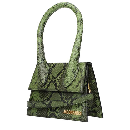 Jacquemus Green Leather Handbag - Håndtasker