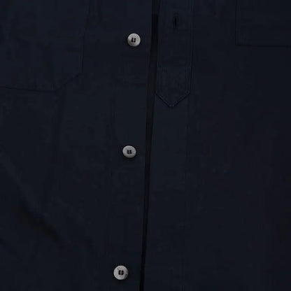 John Galliano Blue Casual Cotton Long Sleeve Shirt