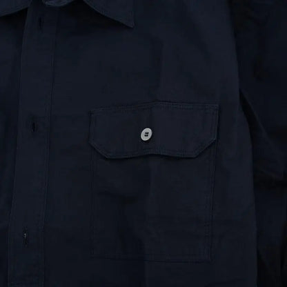 John Galliano Blue Casual Cotton Long Sleeve Shirt