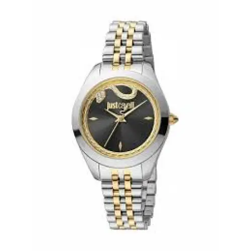 Just Cavalli Dame Ur JC1L210M305 med sølv og guldtonet ure