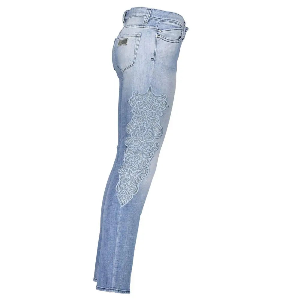 Just Cavalli Light Blue Cotton Women Jeans - Jeans