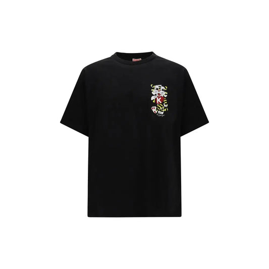 Kenzo Black Cotton T-Shirt - T-shirts