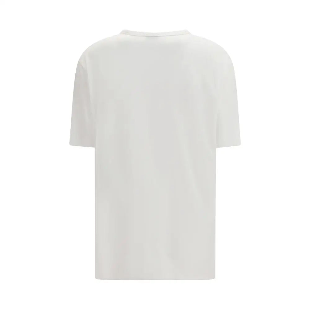 Kenzo white cotton t-shirt with short sleeves and crew neck
