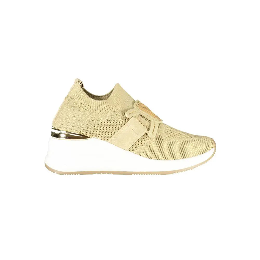 Laura Biagiotti Beige Polyester Sneakers - Sneakers