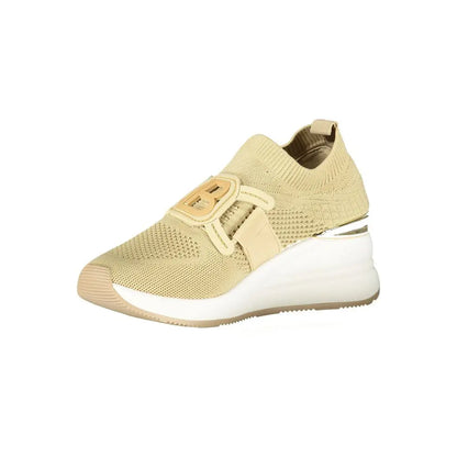 Laura Biagiotti Beige Polyester Sneakers - Sneakers