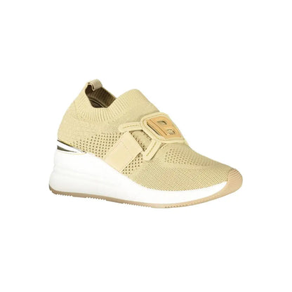 Laura Biagiotti Beige Polyester Sneakers - Sneakers