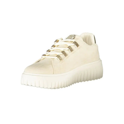 Laura Biagiotti Beige Polyester Sneakers - Sneakers