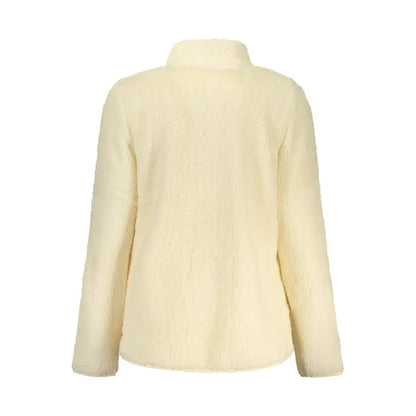Laura Biagiotti beige polyester faux fur sweatshirt jacket