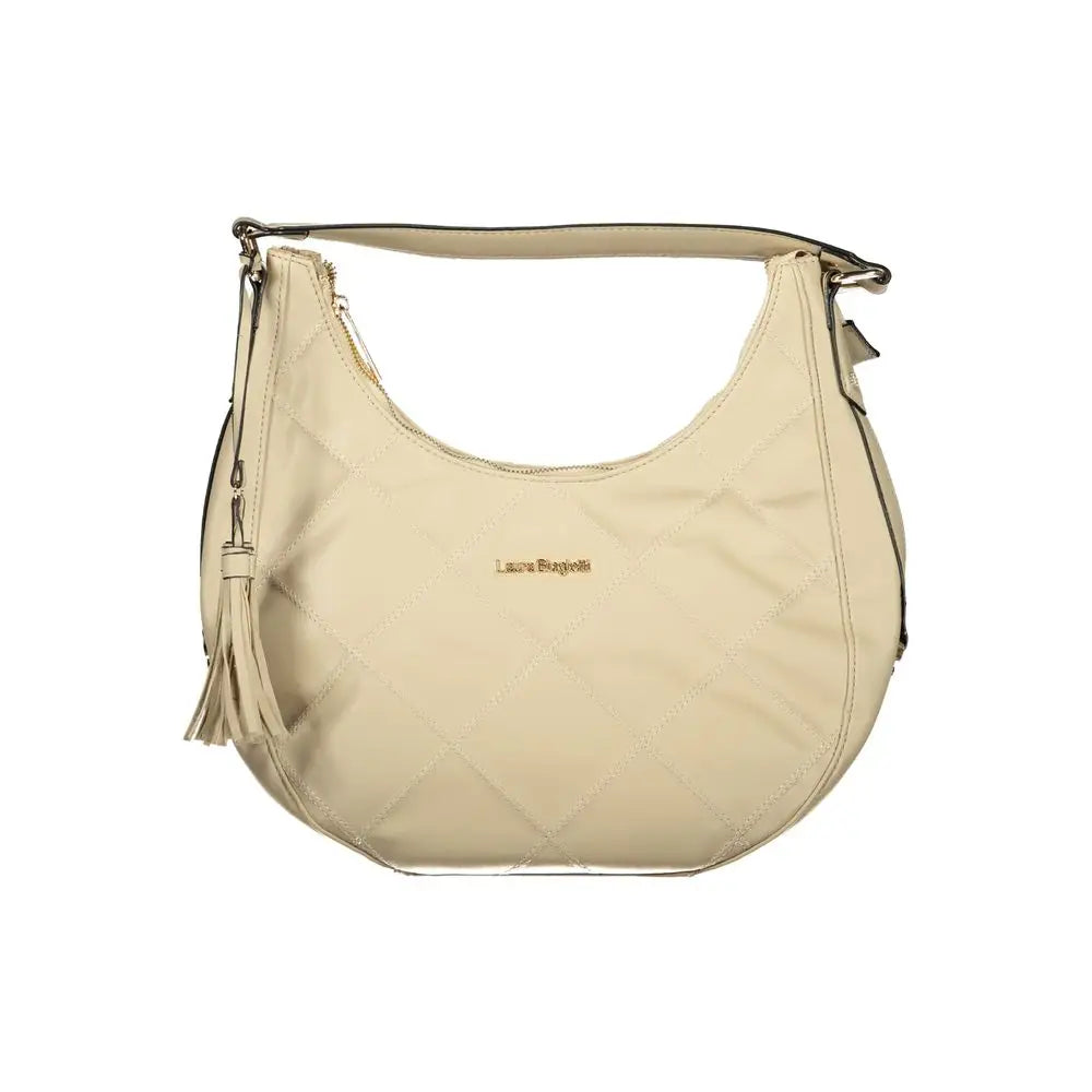 Laura Biagiotti Beige PVC Women Handbag - Håndtasker