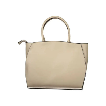Laura Biagiotti Beige PVC Women Handbag - Håndtasker