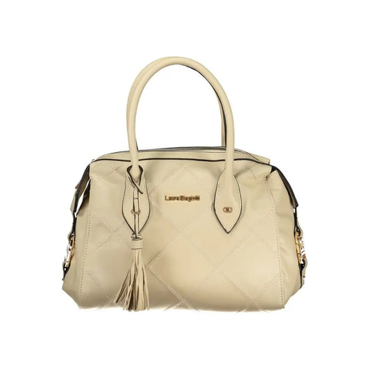 Laura Biagiotti Beige PVC Women Handbag - Håndtasker