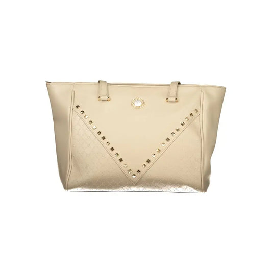 Laura Biagiotti Beige PVC Women Handbag - Håndtasker