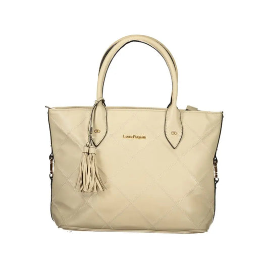 Laura Biagiotti Beige PVC Women Handbag - Håndtasker