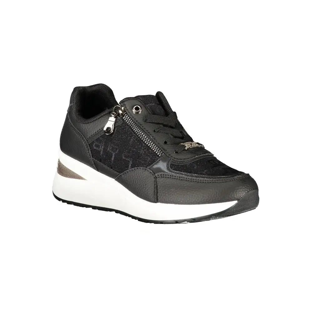 Laura Biagiotti Black Polyester Sneakers - Sneakers