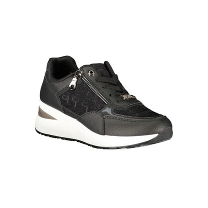 Laura Biagiotti Black Polyester Sneakers - Sneakers