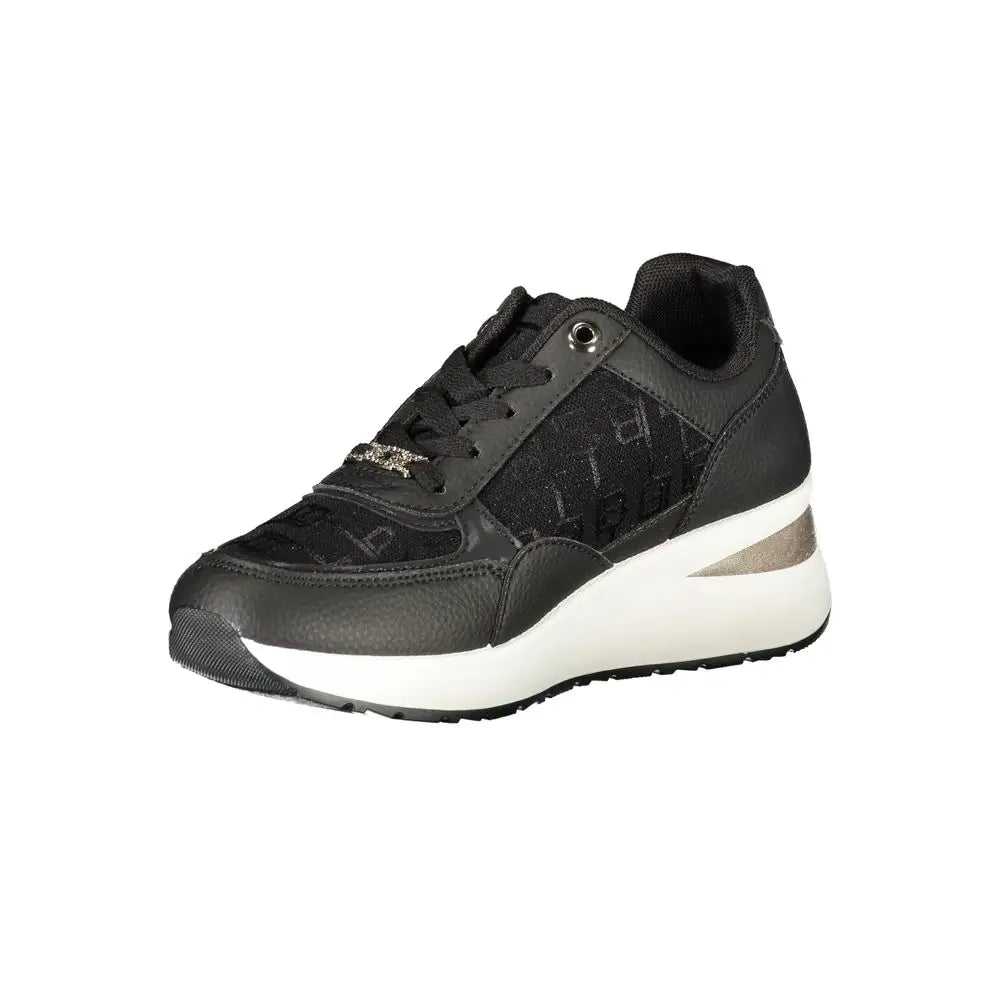 Laura Biagiotti Black Polyester Sneakers - Sneakers