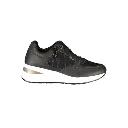 Laura Biagiotti Black Polyester Sneakers - Sneakers