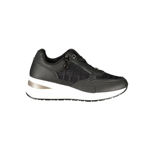 Laura Biagiotti Black Polyester Sneakers - Sneakers