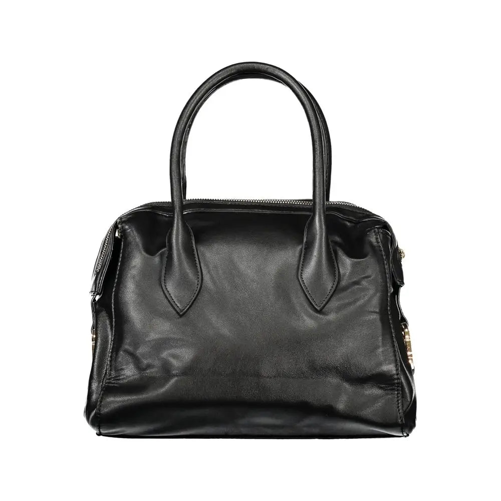 Laura Biagiotti Black PVC Women Handbag - Håndtasker