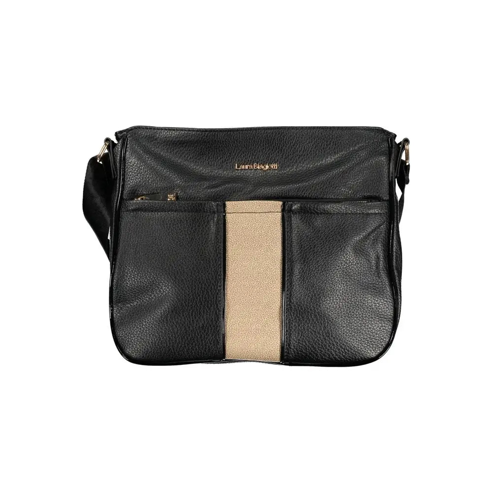 Laura Biagiotti Black PVC Women Handbag - Håndtasker