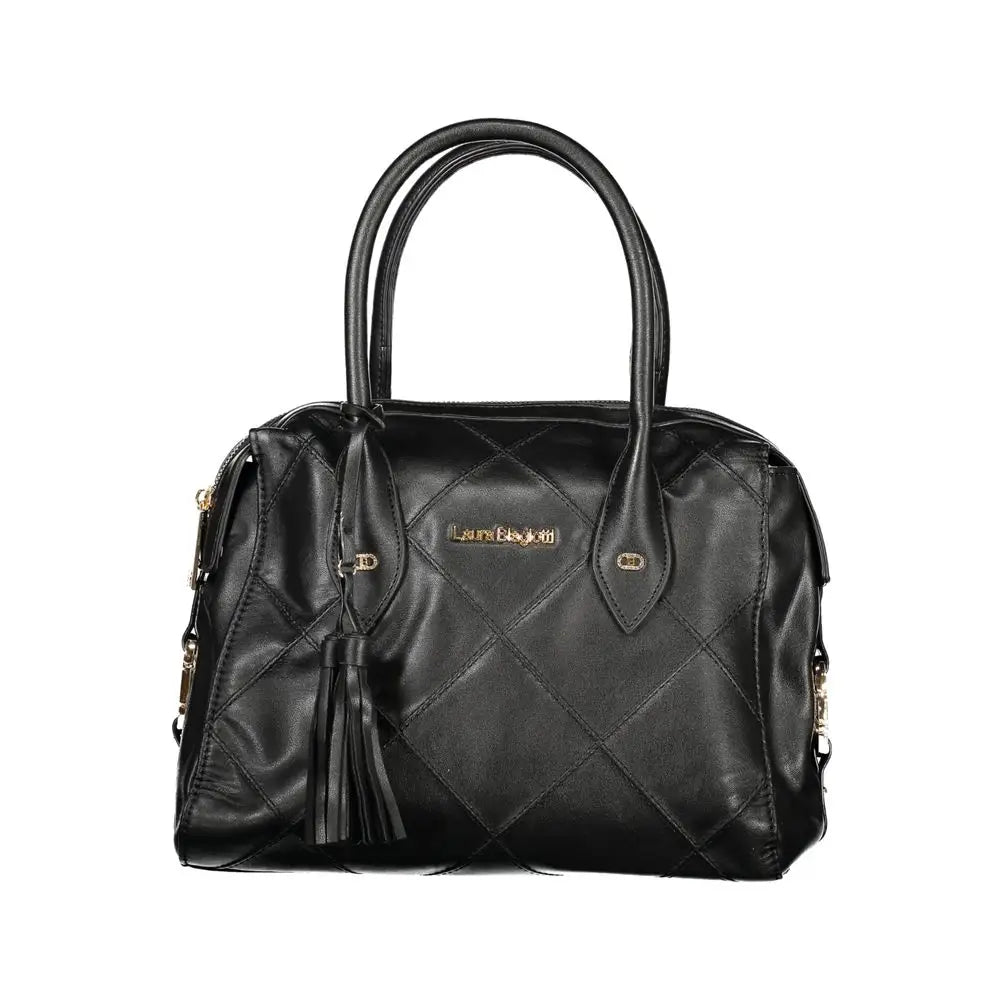 Laura Biagiotti Black PVC Women Handbag - Håndtasker