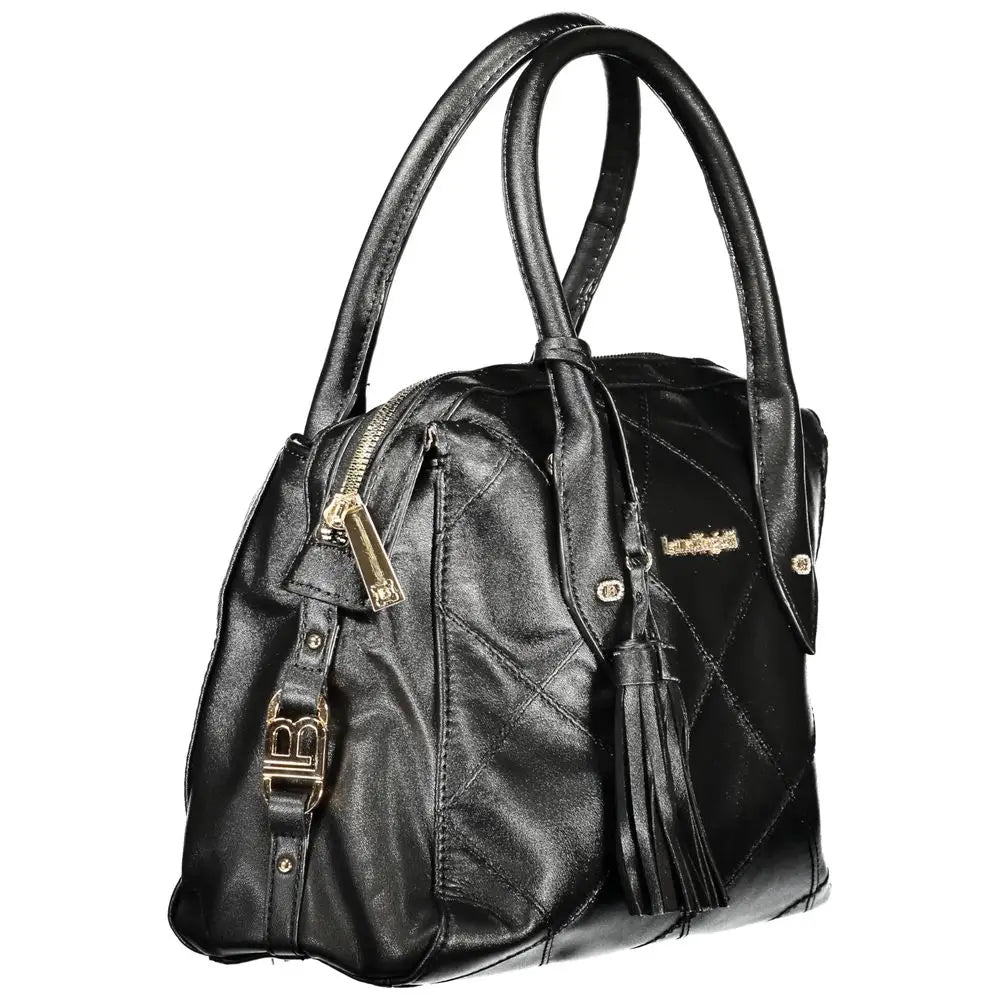 Laura Biagiotti Black PVC Women Handbag - Håndtasker