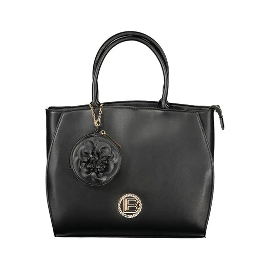 Laura Biagiotti Black PVC Women Handbag - Håndtasker