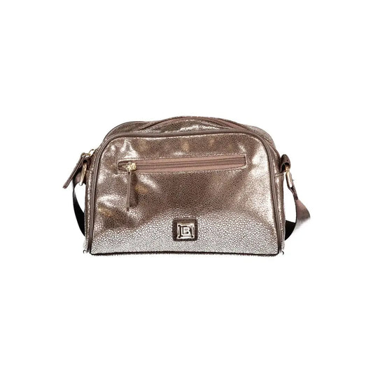 Laura Biagiotti Bronze Polyester Women Handbag - Håndtasker