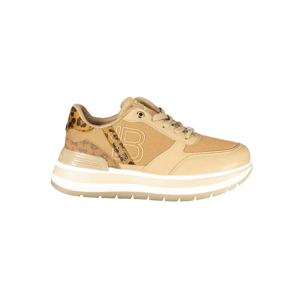 Laura Biagiotti Brown Polyester Sneakers - Sneakers