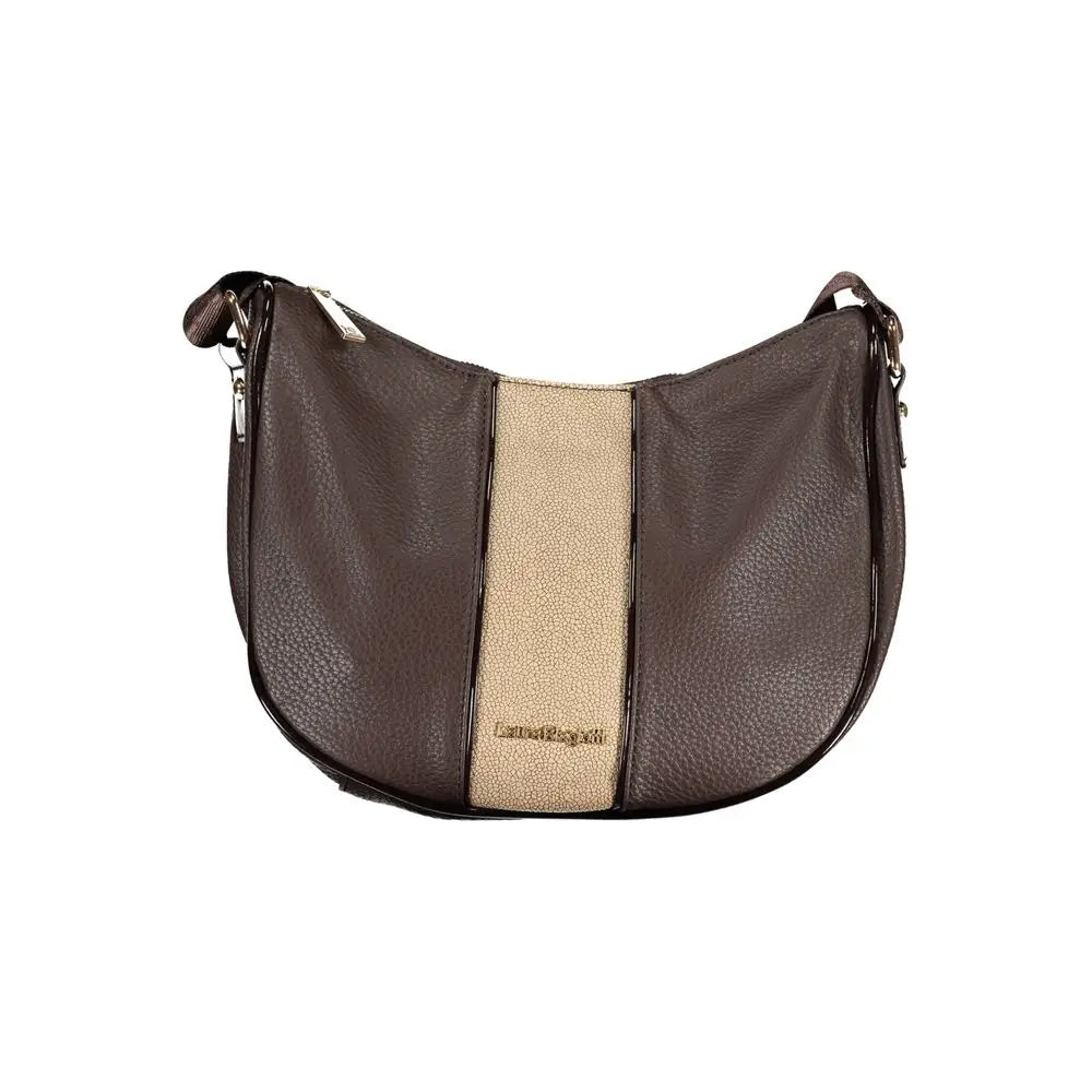 Laura Biagiotti Brown PVC Women Handbag - Håndtasker