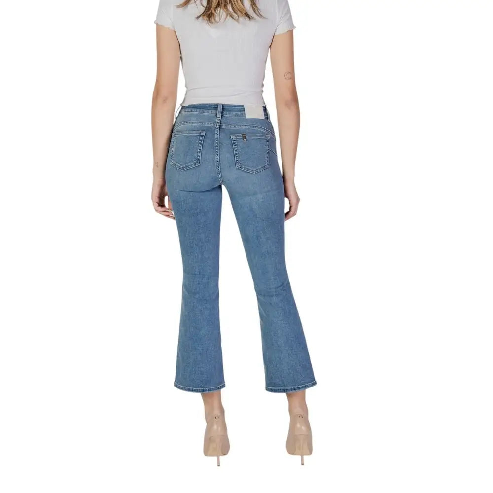 Liu Jo Blue Cotton Bootcut Jean
