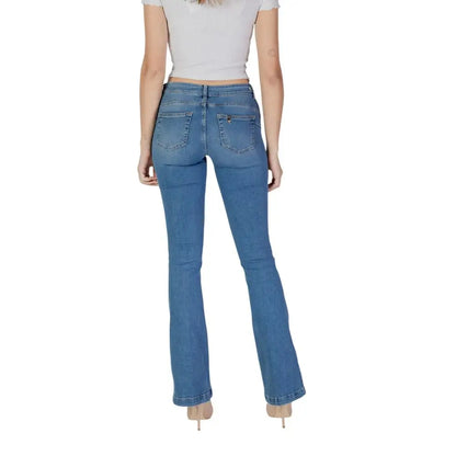 Liu Jo Light Blue Cotton Bootcut Jean - Jeans