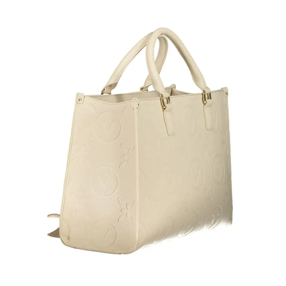 Mario Valentino Beige Polyethylene Women Handbag - Håndtasker