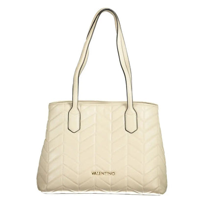 Mario Valentino Beige Polyethylene Women Handbag - Håndtasker