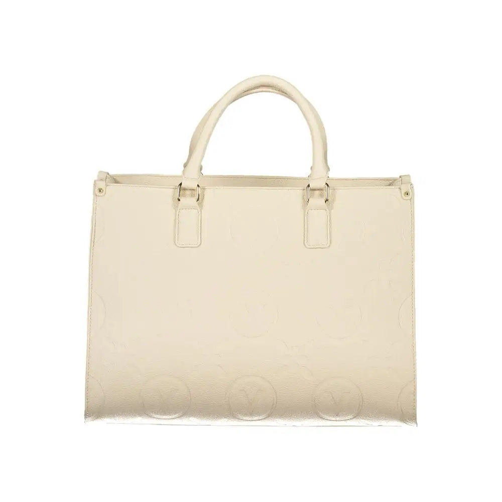 Mario Valentino Beige Polyethylene Women Handbag - Håndtasker