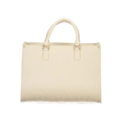 Mario Valentino Beige Polyethylene Women Handbag - Håndtasker