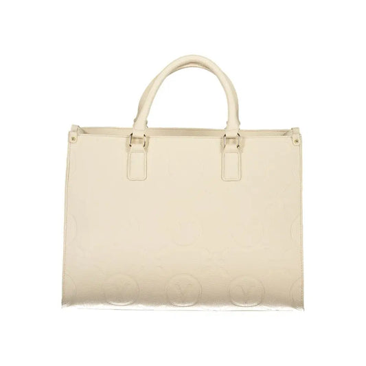 Mario Valentino Beige Polyethylene Women Handbag - Håndtasker