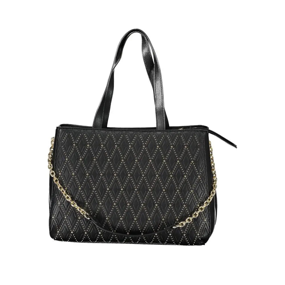 Mario Valentino Black Polyethylene Handbag - Håndtasker