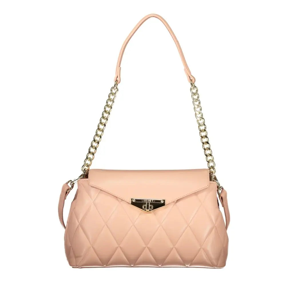 Mario Valentino Rosa Poliuretano Women Shoulder Bag - Skuldertasker