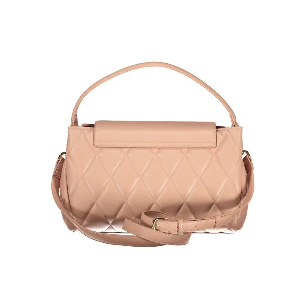 Beige Mario Valentino Rosa quilted håndtaske med top-håndtag og justerbar skulderrem