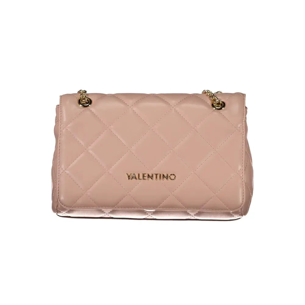 Blush pink Mario Valentino Rosa kvindetorve taske med guld hardware