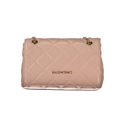 Blush pink Mario Valentino Rosa kvindetorve taske med guld hardware