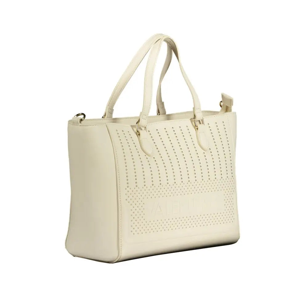 Mario Valentino White Polyethylene Handbag - Håndtasker