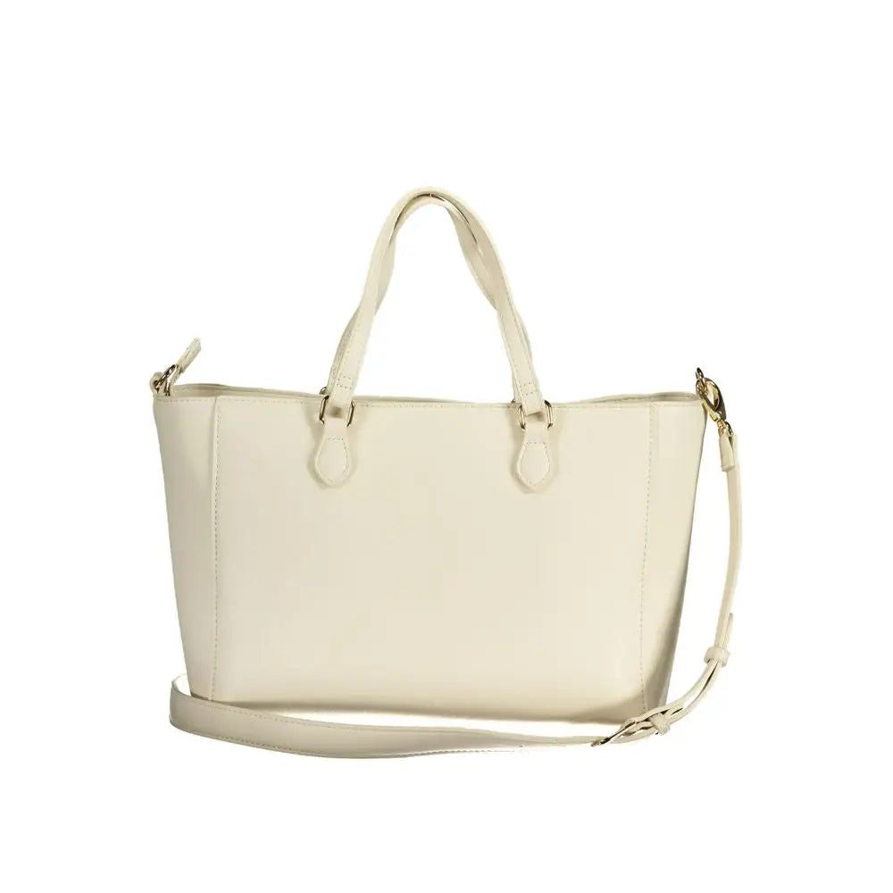 Mario Valentino White Polyethylene Handbag - Håndtasker