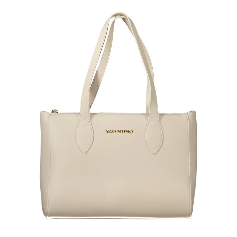 Mario Valentino White Polyethylene Women Handbag - Håndtasker