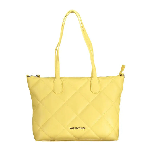 Mario Valentino Yellow Polyethylene Handbag - Håndtasker