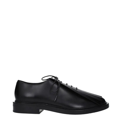 Max Mara Black Leather Oxfords And Derbies