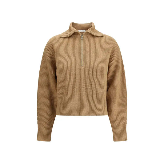 Max Mara Brown Wool Sweatshirt - M - Sweatshirts