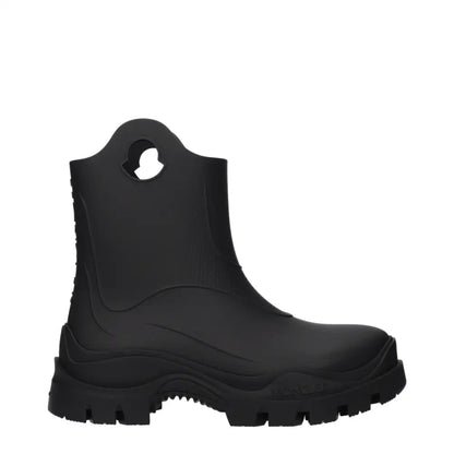 Moncler Black Cotton Ankle Boots - Ankelstøvler